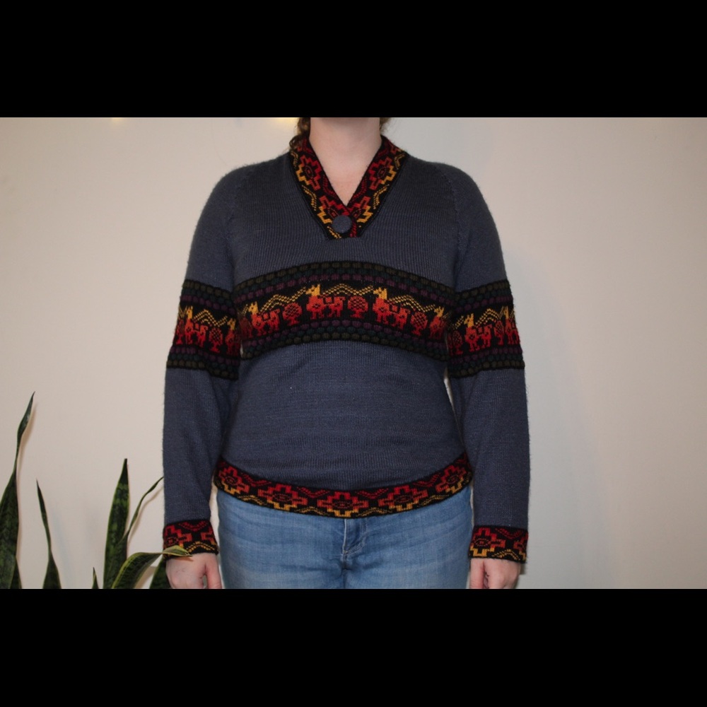 GENUINE Peruvian alpaca sweater